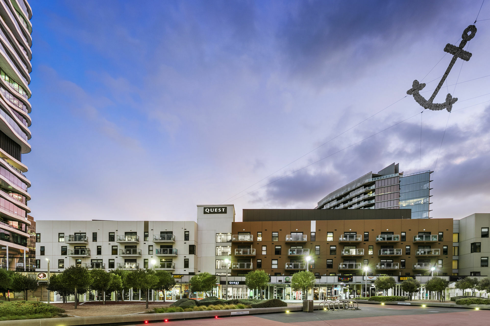 Quest Docklands Aparthotel Melbourne Exterior foto
