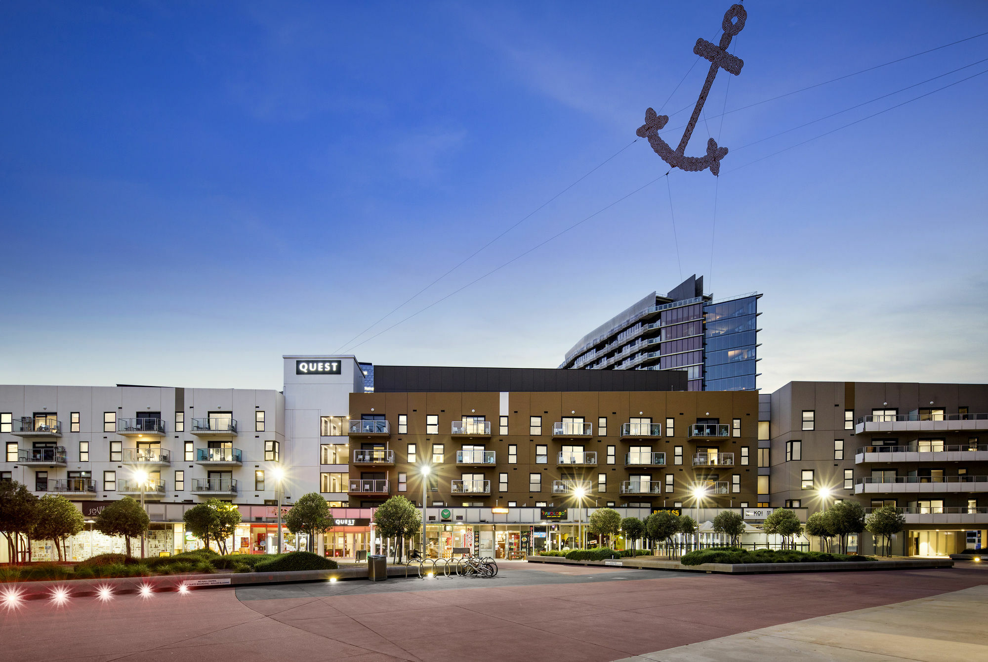 Quest Docklands Aparthotel Melbourne Exterior foto